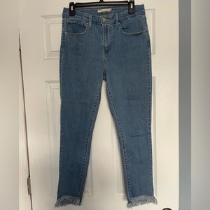 Levi 721 High Rise Skinny Jeans